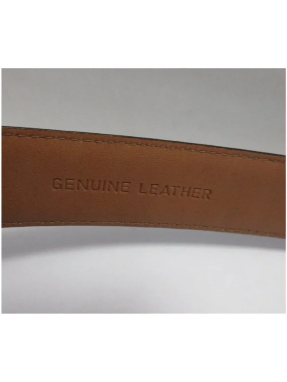VGT Polo Ralph Lauren Belt 40 Genuine Leather Brass Buckle Dress Y2K